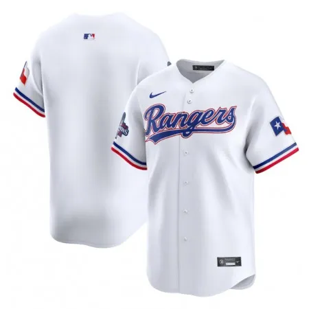 Men's Texas Rangers Blank White 2023 World Series Champions Stitched Baseball  Jersey