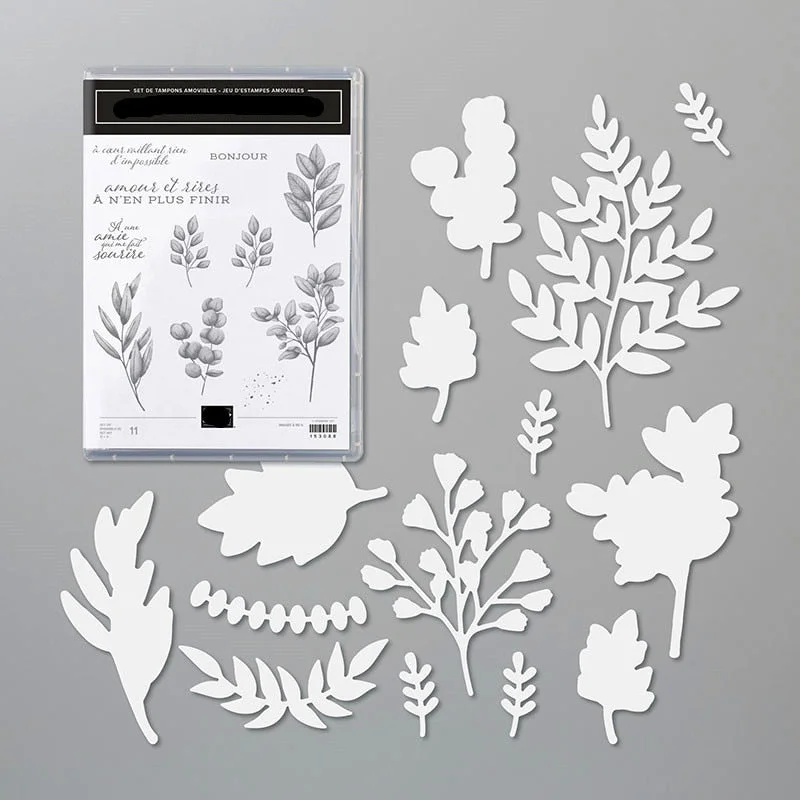 FOREVER GREENERY Metal Cutting Dies and Stamps For Scrapbooking Craft Die Cut Card Making Photo Album Embossing Stencil Dies