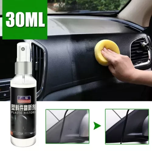 Dronehint 30ML Plastic Parts Retreading Restore Agent Car Interior Maintenance Restore Wax (For: GMC) Parts