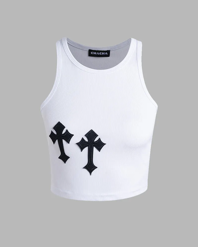 Wide Shoulder Tank Top