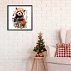Red Panda Flowers-Full Round Diamond Painting 30*30CM