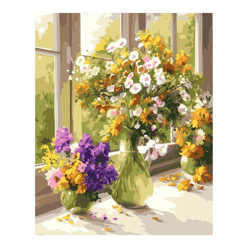 

Flower - 11CT Stamped Cross Stitch - 36*46CM, 501 Original