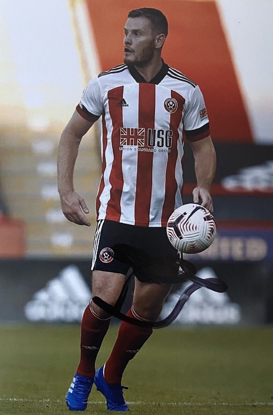 Jack O'Connell Genuine Hand Signed Sheffield United 6X4 Photo Poster painting 3