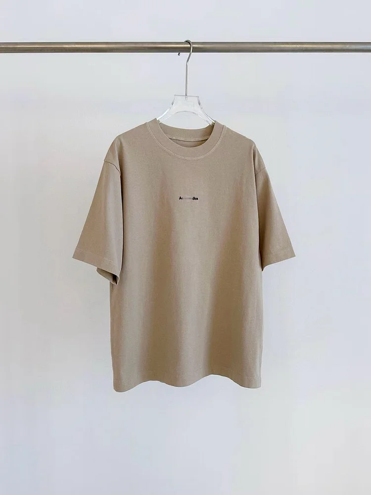 Basic Crew Neck Short Sleeve T-Shirt Men's Fashionable Printed Top Breathable Simple Base Layer Shirt