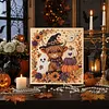 Kit de peinture de perles de perles en perles de yak des Highlands DIY Cadre Halloween 30x30cm