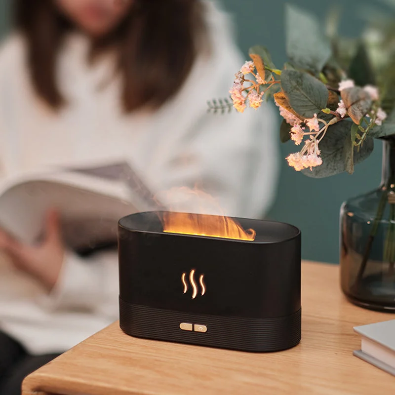 180ML Simulation Flame Mist Humidifier - vzzhome
