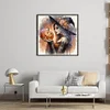 Pumpkin Witch-11CT Stamped Cross Stitch 50*50cm/19.69*19.69in