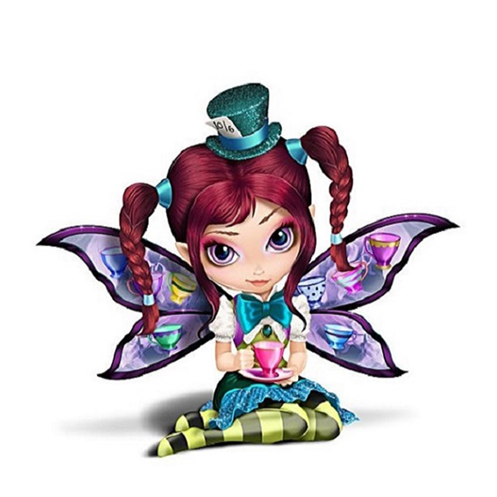 

30*30CM - Square Drill Diamond Painting - Flower Fairy, 501 Original