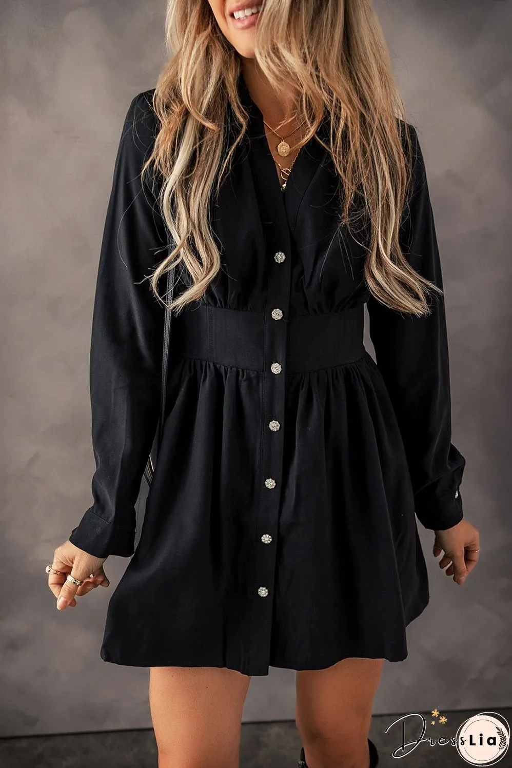 Flared Mini Dress