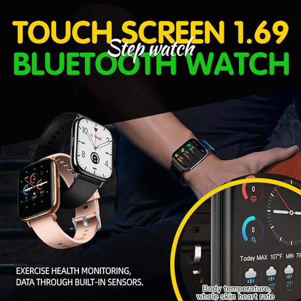 Stepwatch Device Touch screen 1.69 Bluetooth watch Step watch