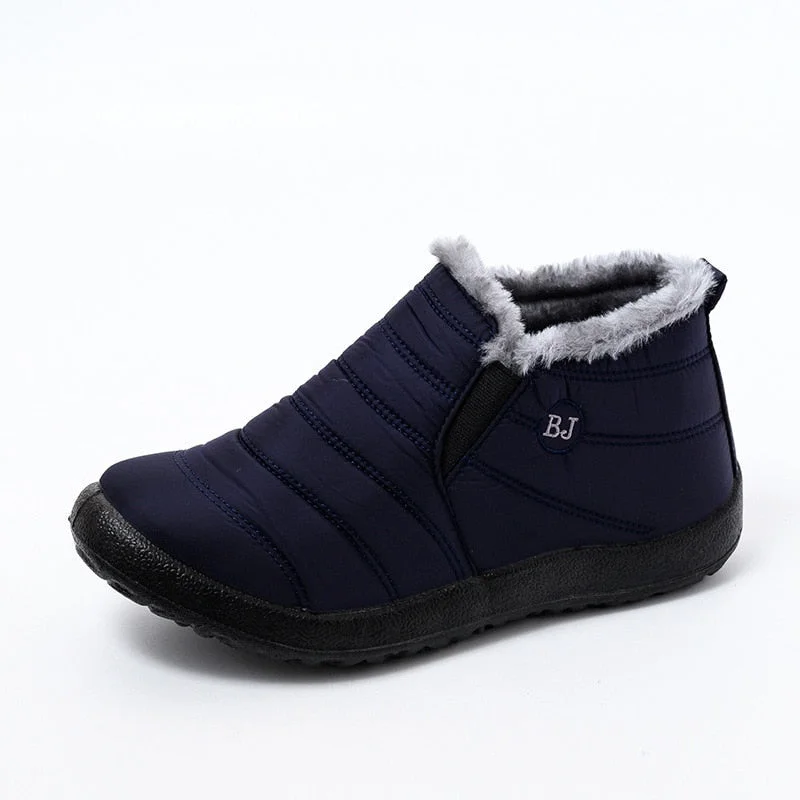 Winter Snow Boots Women's 2021 Waterproof Ankle Boots Women Plus Size Cotton Boots Non Slip Warm Plush Women Shoes Botas Mujer