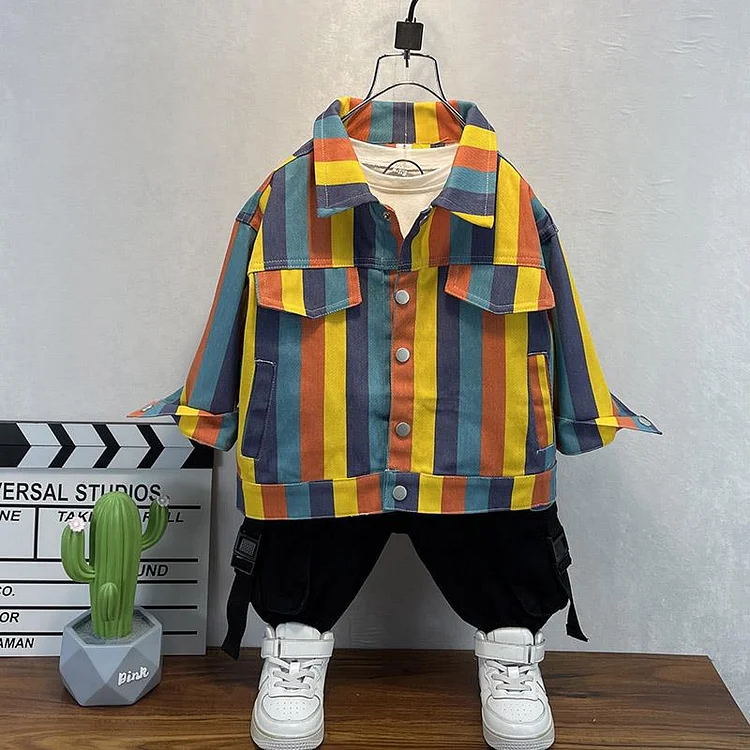 Toddler Boys Jackets Children's Clothing Boys Autumn Clothing Casual Top