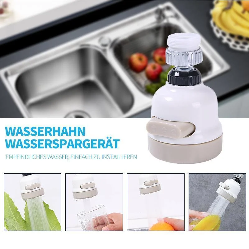 Meladen™ Wasserhahnkopf - 360 ° drehbarer ABS-Wasserhahn-Sprühkopfhahn