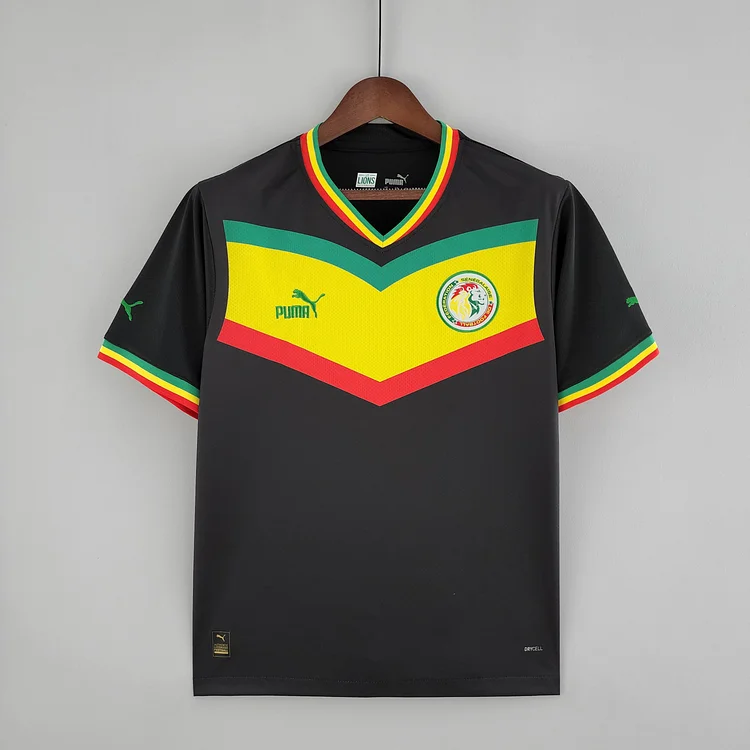 Senegal Away Shirt Kit World Cup 2022 - Black