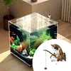 Fishing Cat Ornament Mini Cat Figurine Home Car Interior Decoration (7Pcs)