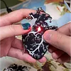 Interactive PCB Heart Pendant with Dual-Touch LED Activation