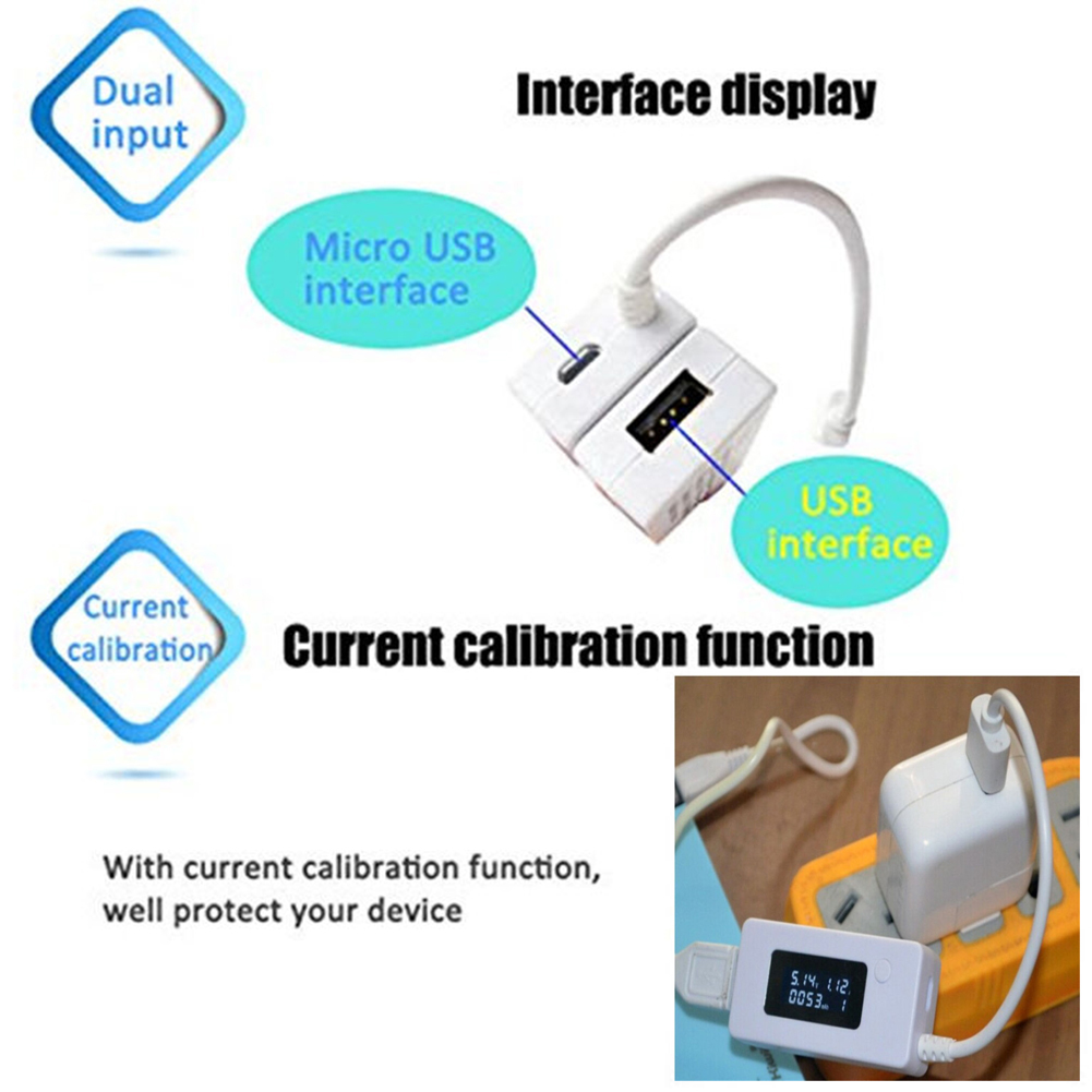 

NEW Phone Power Bank LCD USB Charger Capacity Current Voltage Tester Meter-116514, 501 Original