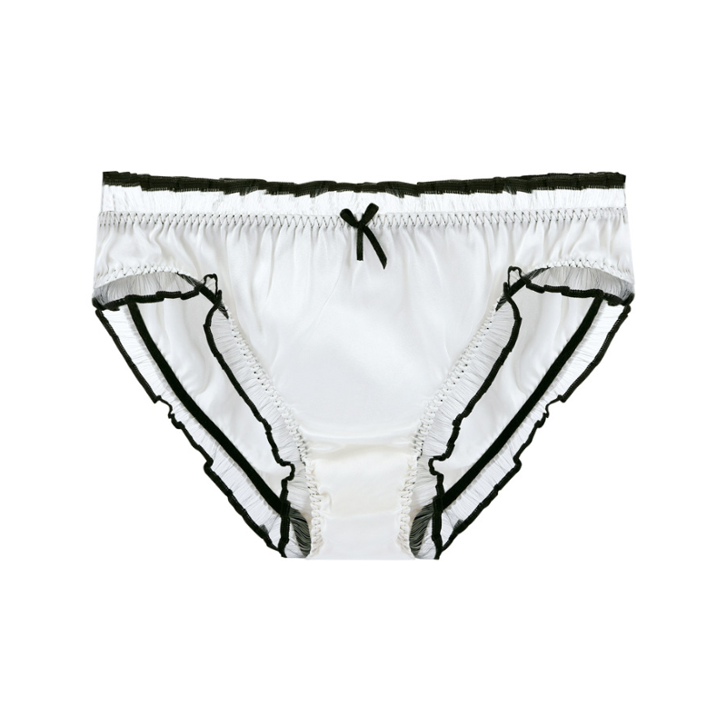 Lace-trimmed Silk Panties For Women REAL SILK LIFE