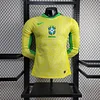 2024 Player Version Long Sleeve Brazil Home Football Shirt 1:1 Thai Quality