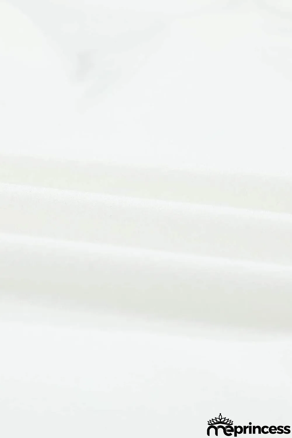 White Turn-down V Neck Long Sleeve Top