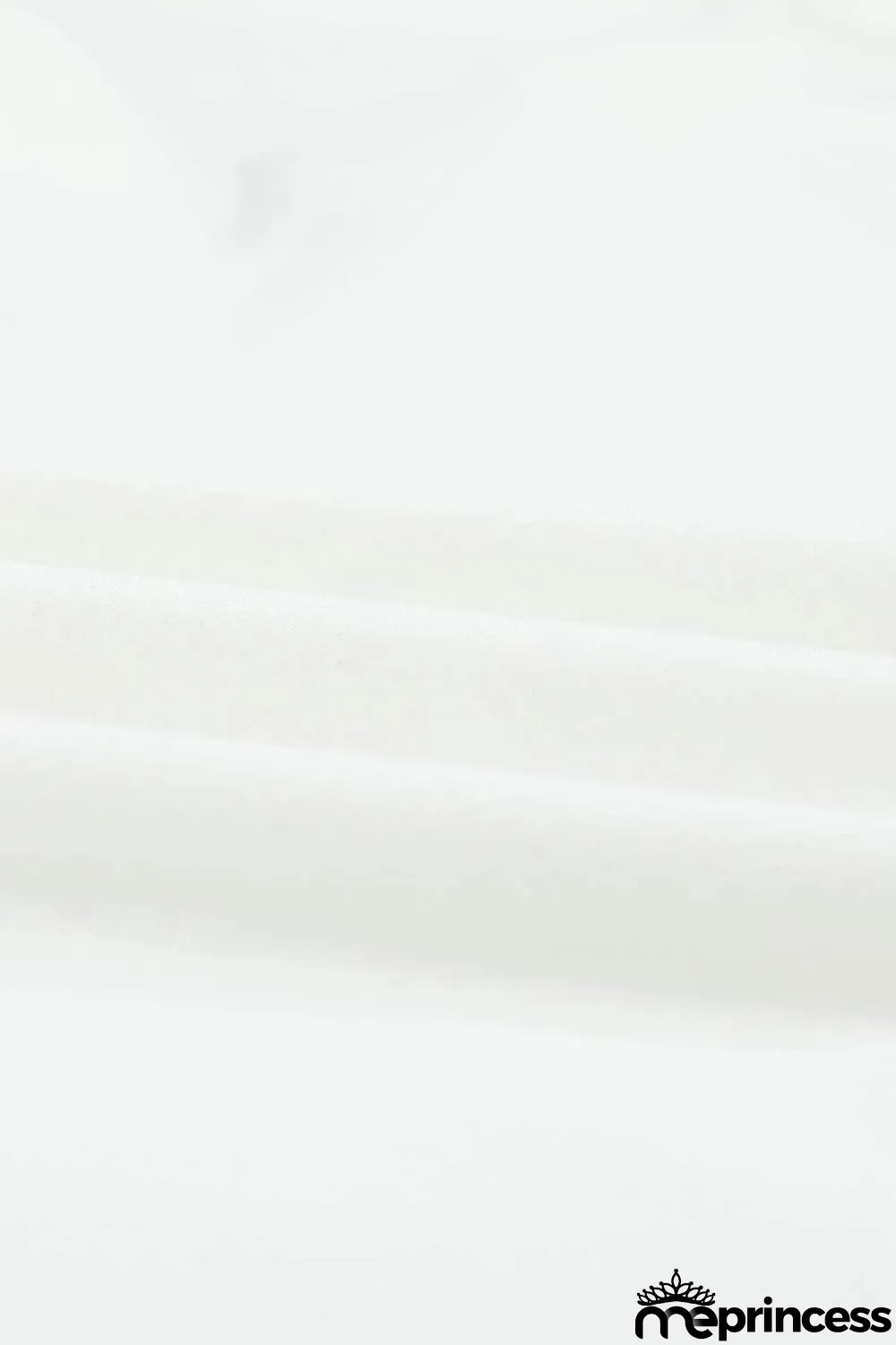 White Turn-down V Neck Long Sleeve Top