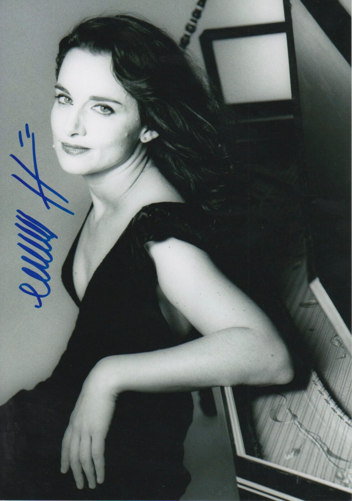 Emmanuelle Haim Pianist/Conductor signed 8x12 inch Photo Poster painting autograph