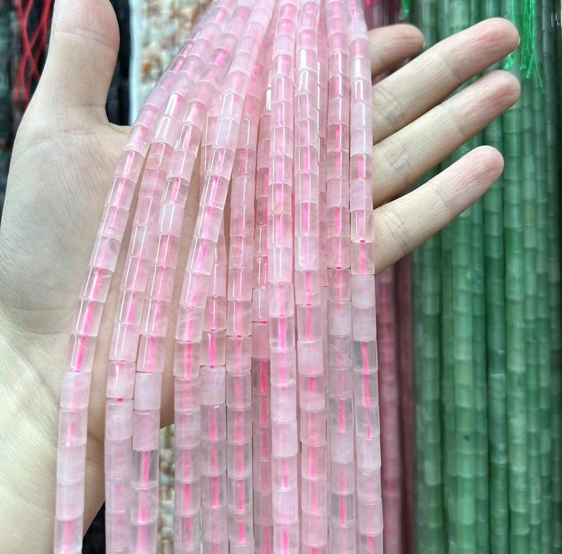 1 Set 6*8mm 1-1.5mm Natural Stone Crystal Agate Round Beads