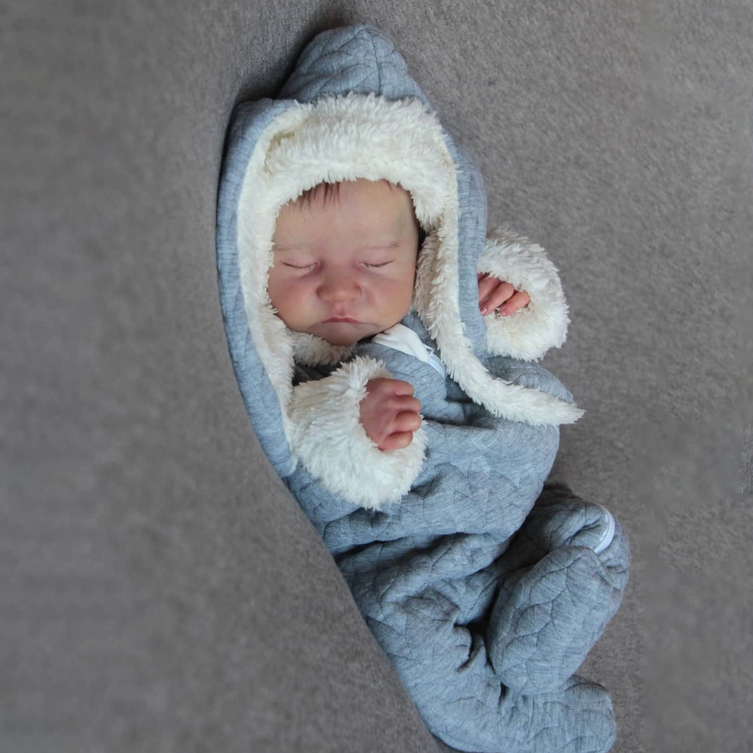 Sleeping Reborns Newborn Baby Boy 12'' Real Dylan, Cute Realistic Weighted Soft Silicone Dolls 2023 -Creativegiftss® - [product_tag] RSAJ-Creativegiftss®