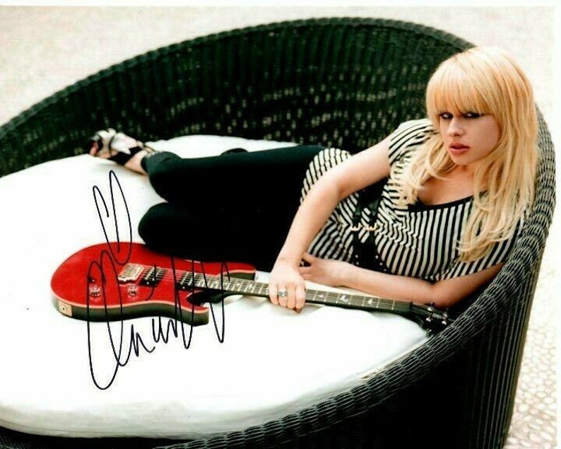 Orianthi signed autographed guitar guitarist Photo Poster painting