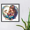 Diamond Painting-DIY Full Round Drill Girl(50x50cm)