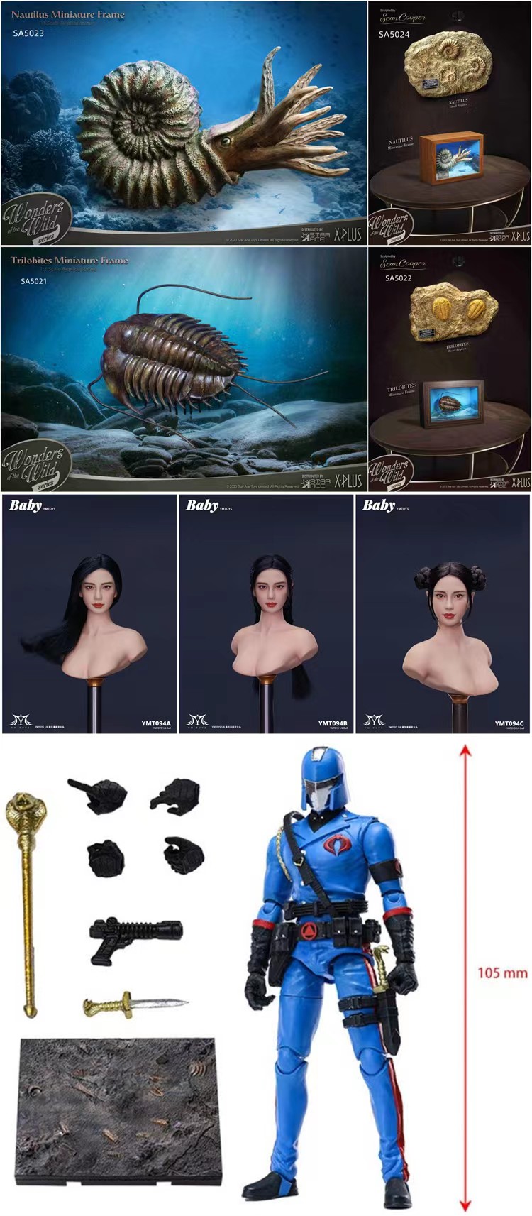 PRE-ORDER Hiyatoys EXQUISITE MINI The leader of Cobra Statue(GK)-