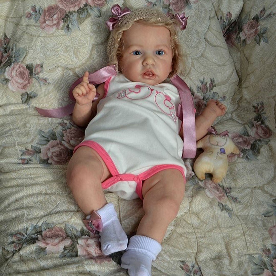[Heartbeat💖 & Sound🔊] Reborn Toddler Baby 20'' Myron Realistic Reborn Baby Girl 2023, Best Reborn Toy Dolls for Children -Creativegiftss® - [product_tag] Creativegiftss.com