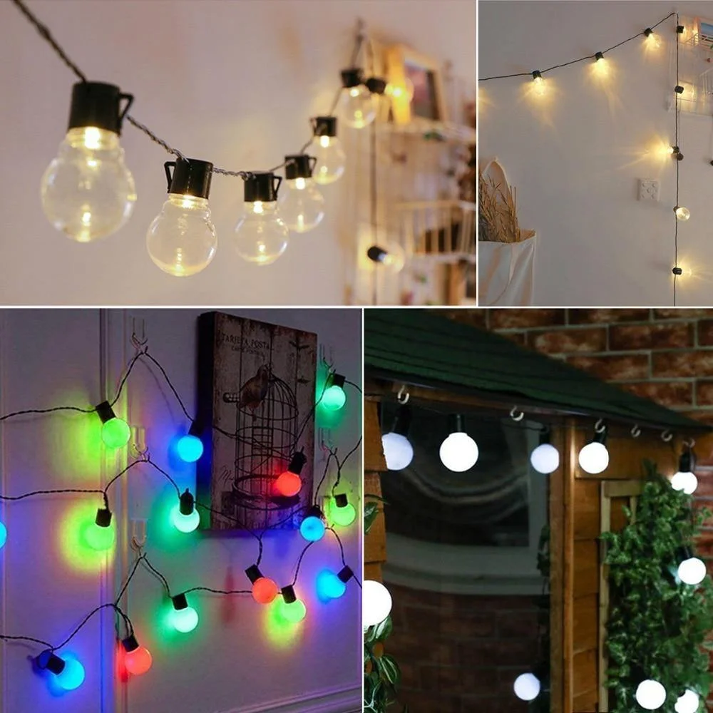 2.5M 5M 220V 10/20 LED Globe Bulb String lights