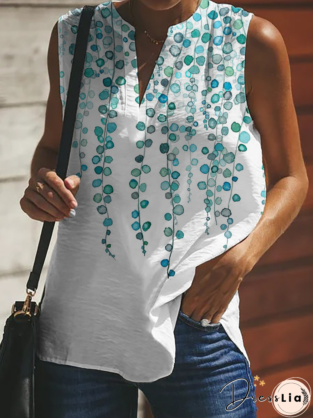Plus size Printed Casual Tops
