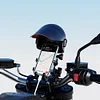 Small Helmet Rider Sunshade Rainproof Motorcycle Mobile Phone Helmets Holder Hat