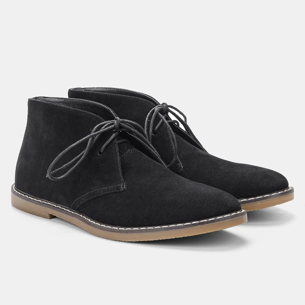 Men's Suede  Desert boots high quality American Style Casual Ankle boots Handmade Shoes for men #KD683