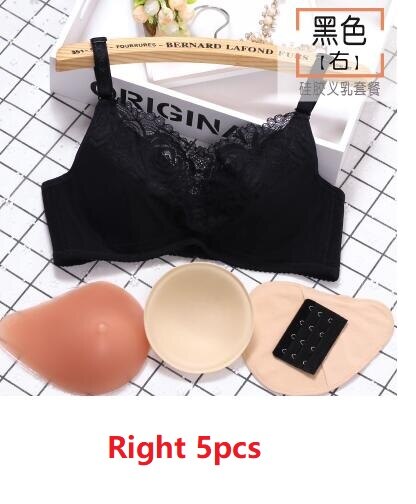 Bras-Women Surgery Recovery Bra Girls Breast Shaper Control Push Up Breast Surgery Recovery Bra with Silicon Bra Special Cover D-1001-Bras