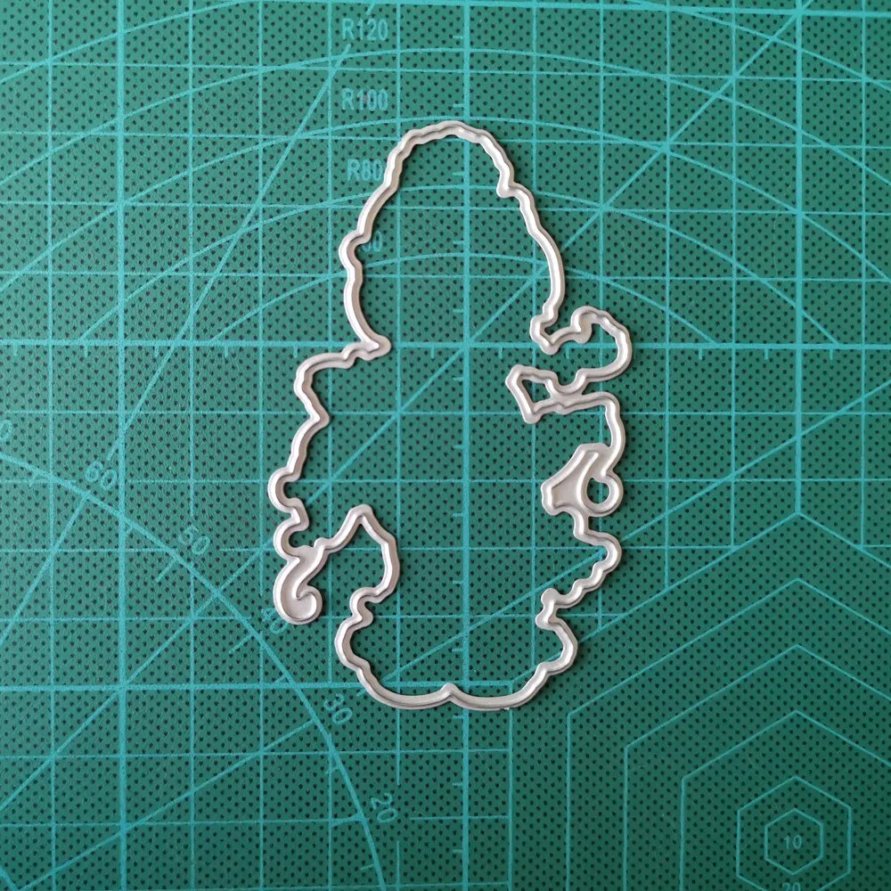2020 New Arrival Irregular Gift Cat Fish Frame DIY Scrapbooking Stamps Craft Embossing Die Cut Making Stencil Template
