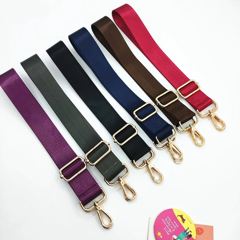 Nylon Solid Color Bag Strap