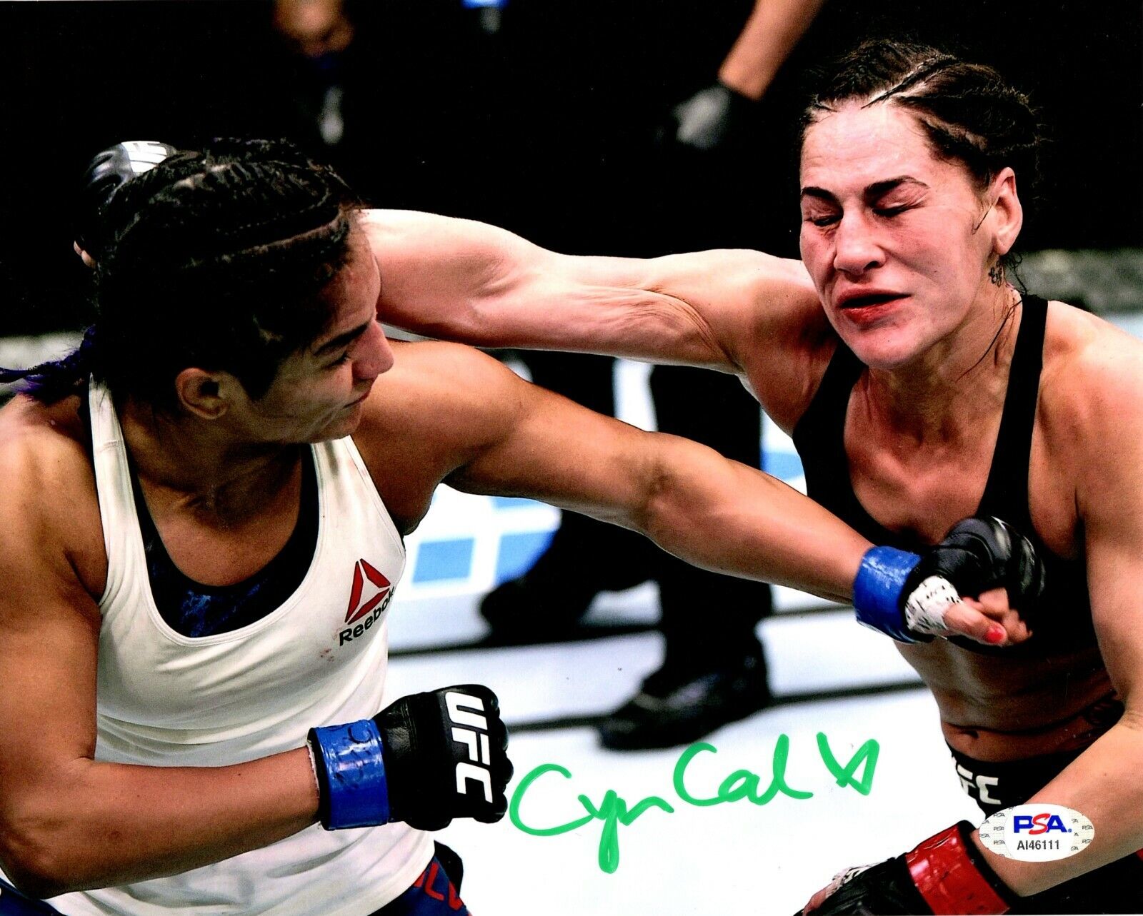 Cynthia Calvillo autographed signed 8x10 Photo Poster painting UFC Strawweight PSA COA