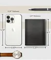 Men&rsquo;s Trifold Slim RFID Blocking Genuine Leather Wallet Card Holder