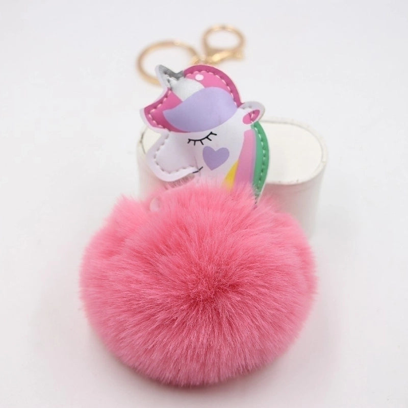 Cute Artificial Leather Women’S Keychain