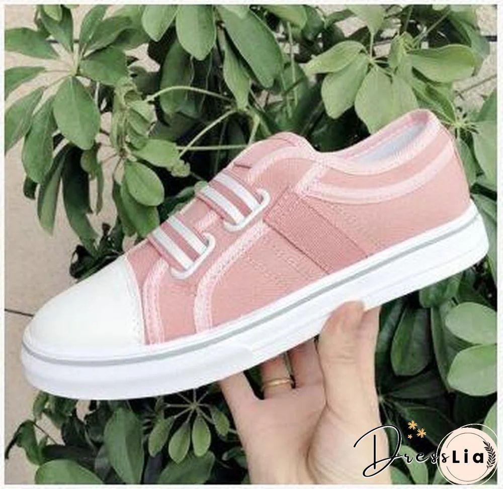 Low-cut Trainers Canvas Flat Shoes Women Casual Vulcanize Shoes New Women Summer Autumn Sneakers Ladies WDHKUN
