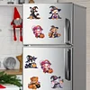 8Pcs Acrylic Halloween Animals Diamond Painting Fridge Magnet