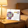DIY 2027 Diamond Painting Calendar Art Kit Paper Desk Calendar Desktop Decoration Craft Kit