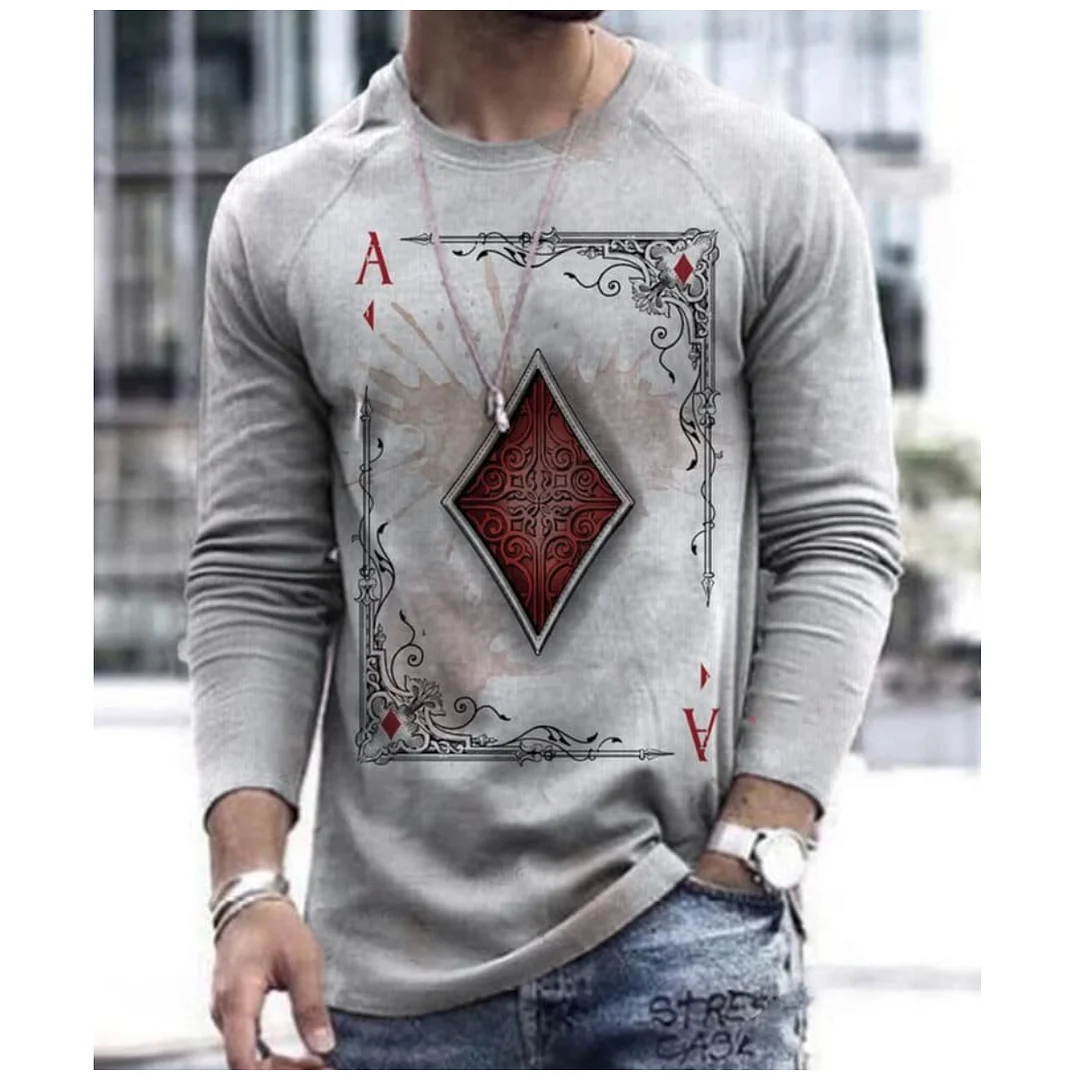 Designer playing card T-shirt / [viawink] /