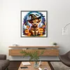 Halloween Highland Cattle-Full Round Diamond Painting 40*40CM