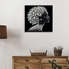 Framed Gracelady - Pearls Painting Kit for Creativity DIY Pearl Dot Crafts for Gift Home Wall Decor 30*30CM Pearl Art Painting