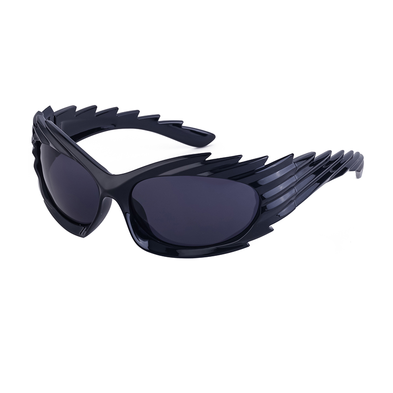 Casual Cool Concave Mature Ladies Sunglasses