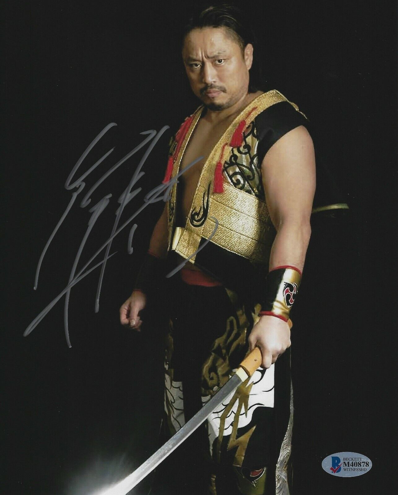 Hirooki Goto Signed 8x10 Photo Poster painting BAS Beckett COA New Japan Pro Wrestling Picture 3